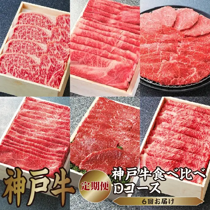 兵庫県芦屋市の神戸牛定期便返礼品