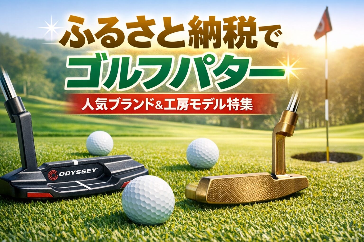 ふるさと納税でもらえるゴルフパターまとめ（工房系・ブランド系パター比較）