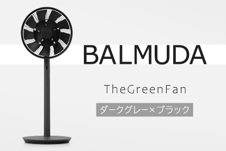 ふるさと納税の返礼品 BALMUDA The GreenFan(ダークグレー×ブラック)の参考画像