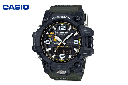 G-SHOCK GWG-1000-1A3JFはアウトドアに最適な耐衝撃・防塵構造を備えたモデル