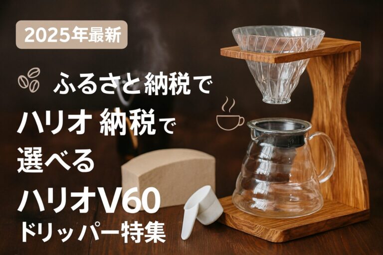 ハリオV60オリーブウッドスタンドセットの画像｜ふるさと納税でもらえる本格ドリッパー
