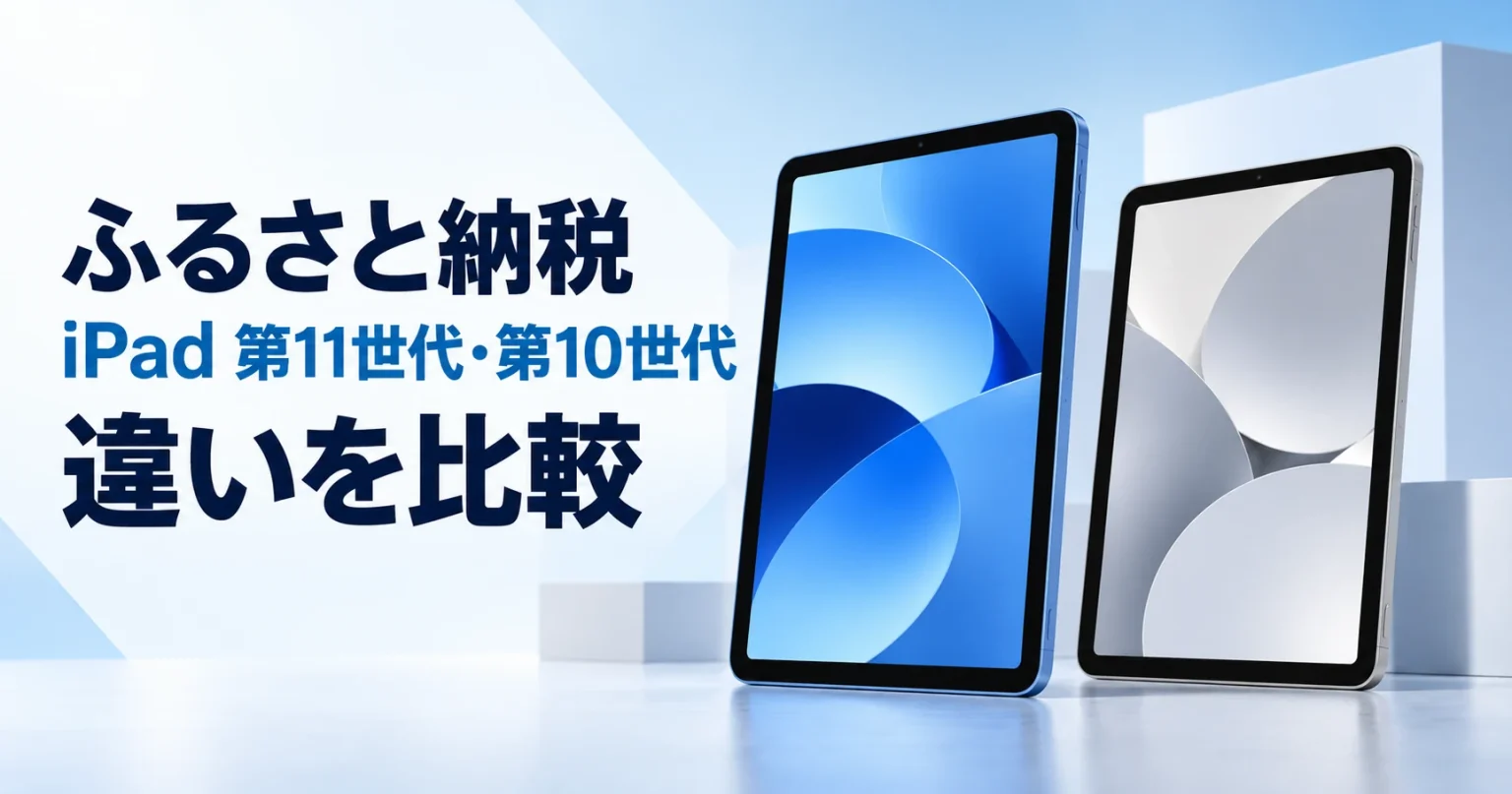 ふるさと納税で選べるiPad第11世代と第10世代の違いを比較