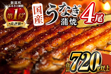 ふるさと納税うなぎ返礼品月間ランキング