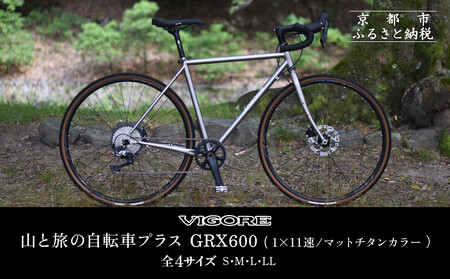 VIGORE 山と旅の自転車プラス GRX600(マット・チタン)