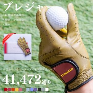 ふるさと納税 オーダーメイドゴルフグローブお仕立券 プレジャー