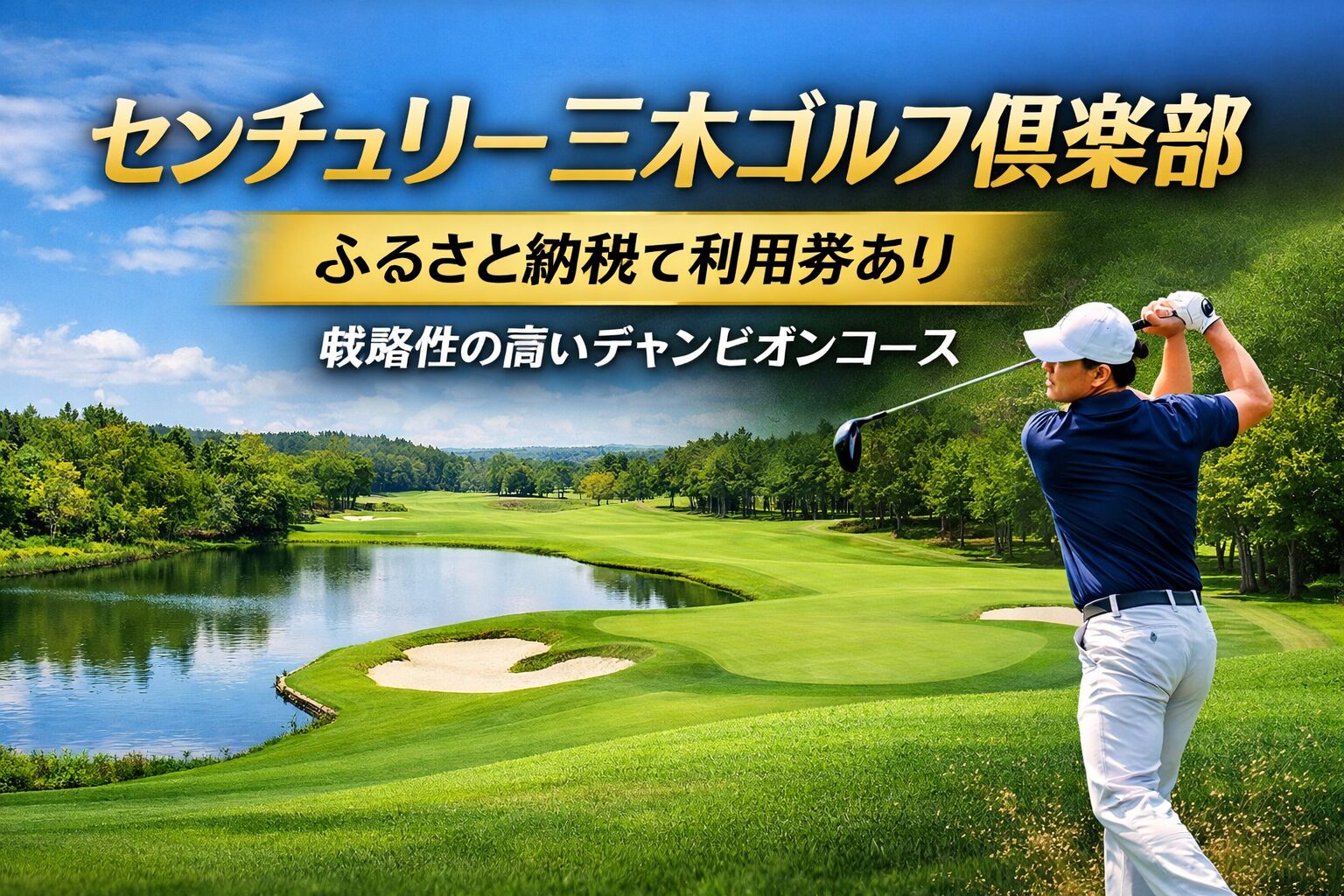 センチュリー三木ゴルフ倶楽部のふるさと納税ゴルフ利用券｜兵庫県三木市の戦略性の高いチャンピオンコースとレストラン利用情報