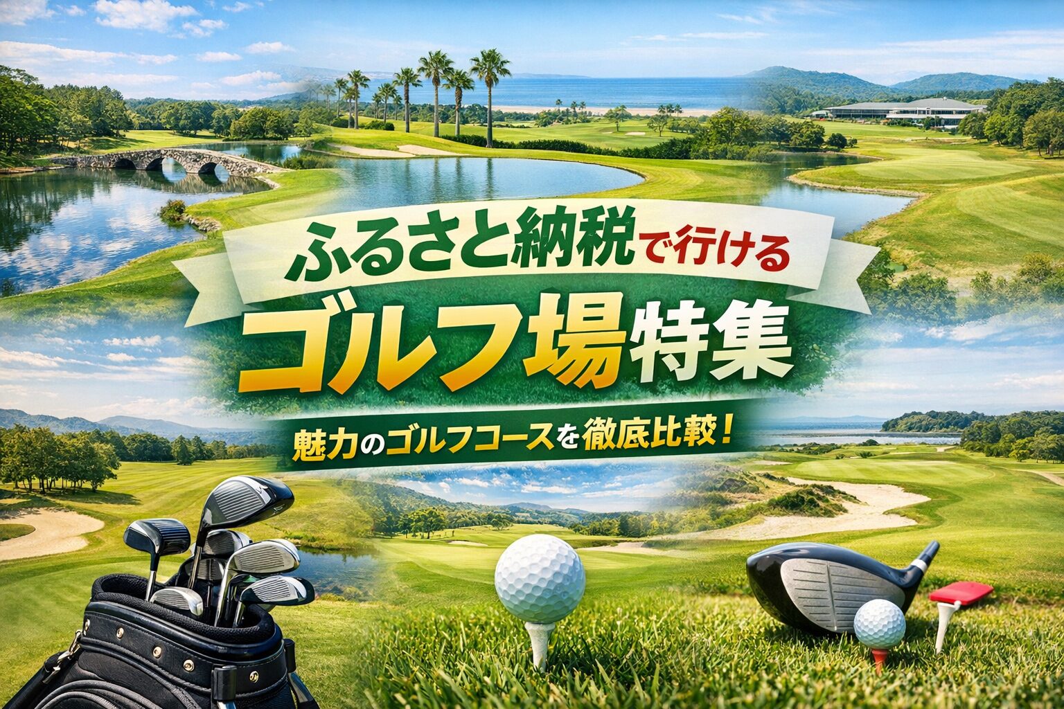 ふるさと納税でもらえる中国・九州のゴルフ場利用券まとめ｜人気ゴルフコース比較