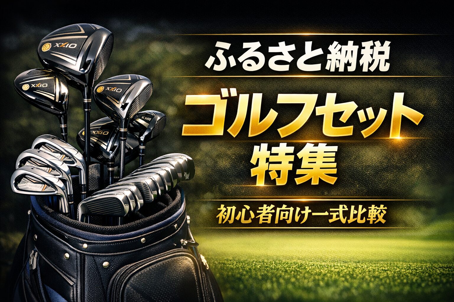 ふるさと納税でもらえるゴルフセット比較｜初心者向けクラブセット一式まとめ