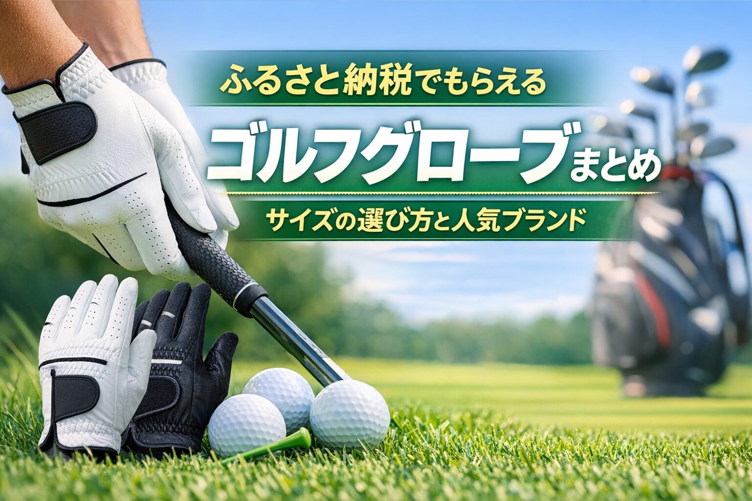 ふるさと納税でもらえるゴルフグローブまとめ サイズの選び方と人気ブランド