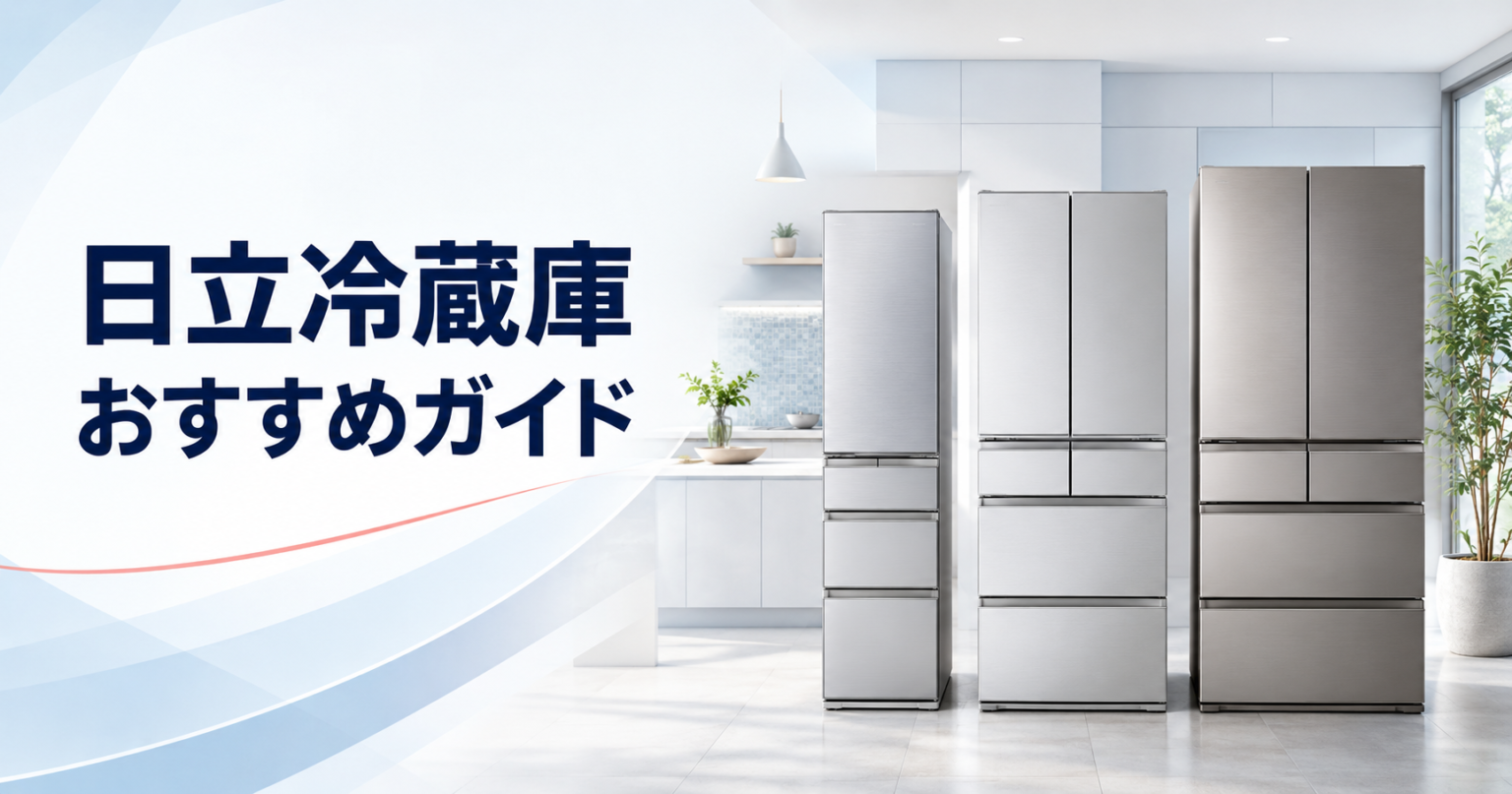 ふるさと納税で選べる日立冷蔵庫を容量・シリーズ別に比較