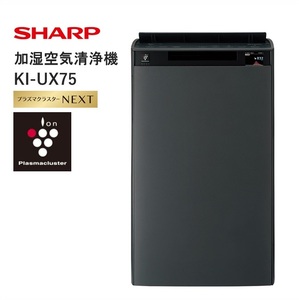 シャープ加湿空気清浄機KI-UX75-Hグレー系
