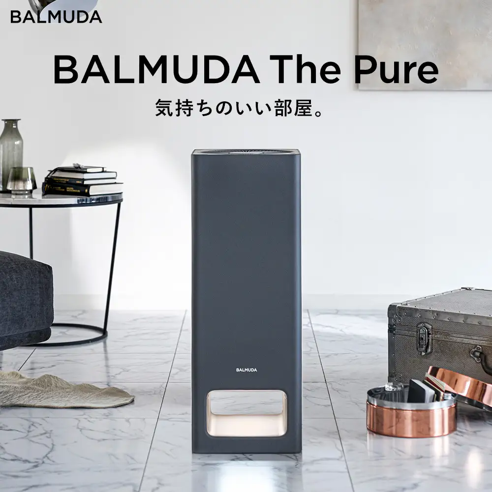 BALMUDA The Pure A01A-GR／JP ダークグレーの空気清浄機